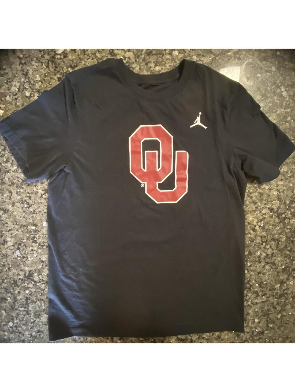 Nike Oklahoma Sooners NCAA Men's T-Shirt Black/Red/White Medium